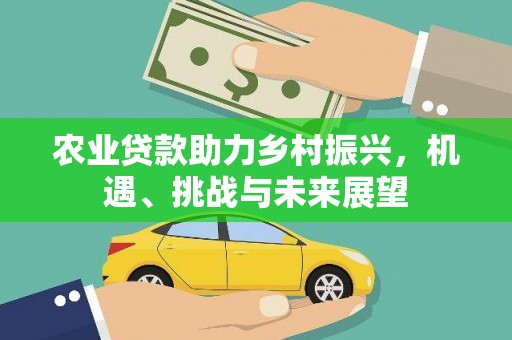 容县农业贷款助力乡村振兴，机遇、挑战与未来展望