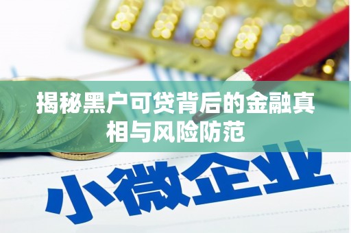 容县揭秘黑户可贷背后的金融真相与风险防范