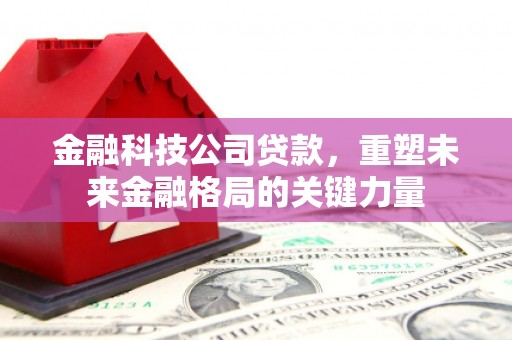 容县金融科技公司贷款，重塑未来金融格局的关键力量