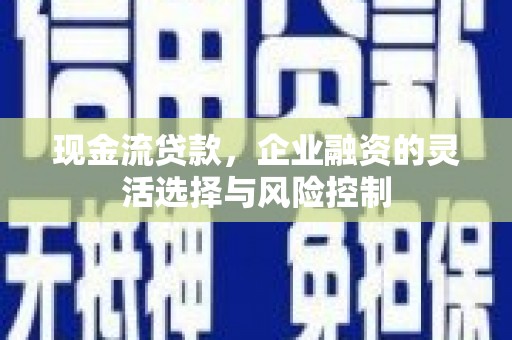 容县现金流贷款，企业融资的灵活选择与风险控制
