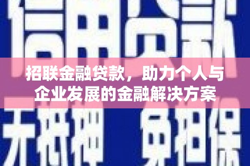 容县招联金融贷款，助力个人与企业发展的金融解决方案