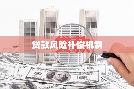 容县贷款风险补偿机制