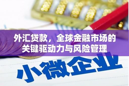 容县外汇贷款，全球金融市场的关键驱动力与风险管理