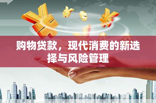 容县购物贷款，现代消费的新选择与风险管理