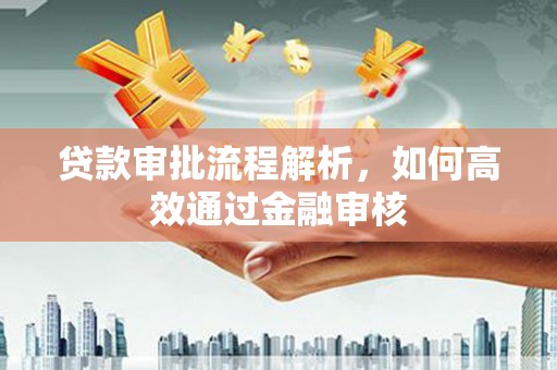 容县贷款审批流程解析，如何高效通过金融审核
