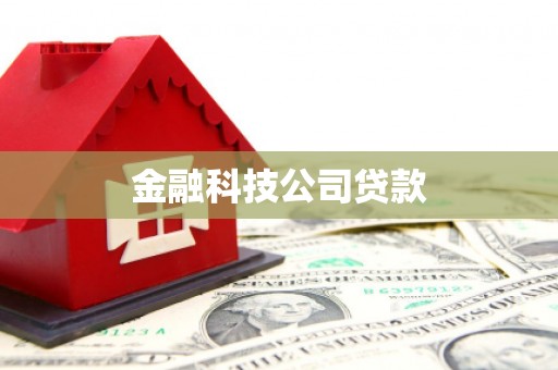容县金融科技公司贷款