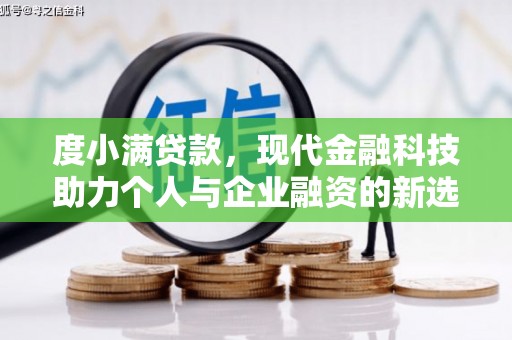 容县度小满贷款，现代金融科技助力个人与企业融资的新选择