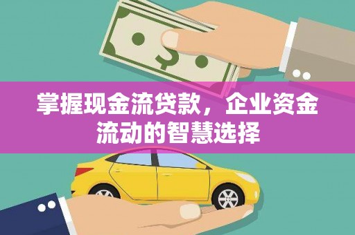 容县掌握现金流贷款，企业资金流动的智慧选择