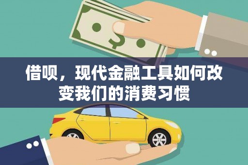 容县借呗，现代金融工具如何改变我们的消费习惯
