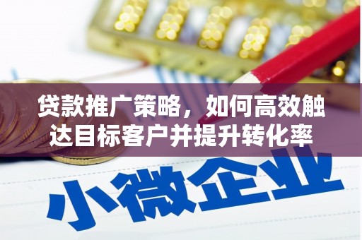 容县贷款推广策略，如何高效触达目标客户并提升转化率