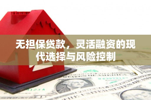 容县无担保贷款，灵活融资的现代选择与风险控制