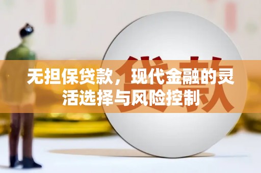 容县无担保贷款，现代金融的灵活选择与风险控制