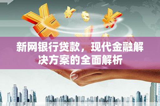容县新网银行贷款，现代金融解决方案的全面解析