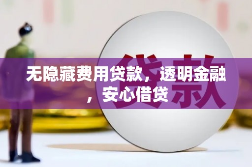 容县无隐藏费用贷款，透明金融，安心借贷