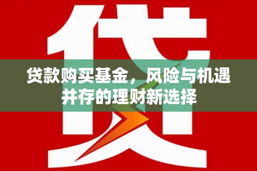容县贷款购买基金，风险与机遇并存的理财新选择
