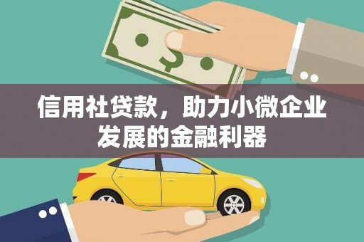容县信用社贷款，助力小微企业发展的金融利器
