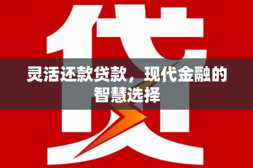 容县灵活还款贷款，现代金融的智慧选择