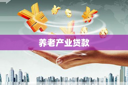 容县养老产业贷款