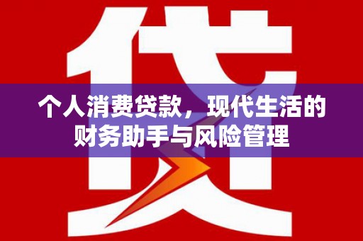 容县个人消费贷款，现代生活的财务助手与风险管理