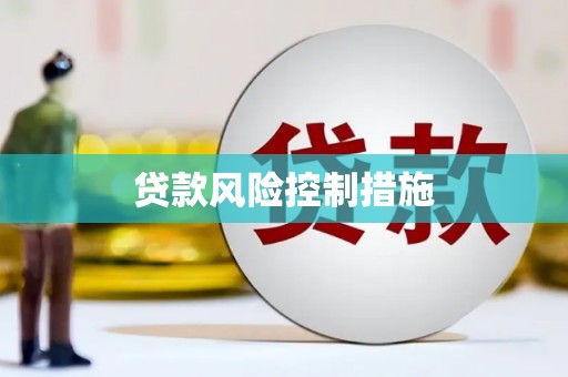 容县贷款风险控制措施
