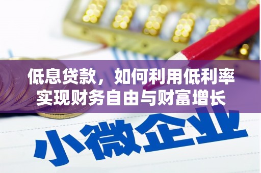 容县低息贷款，如何利用低利率实现财务自由与财富增长